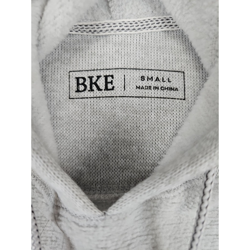 BKE Buckle Hoodie Women's Small Gray Long Sleeve Casual Drawstring Soft Comfort - Picture 4 of 8